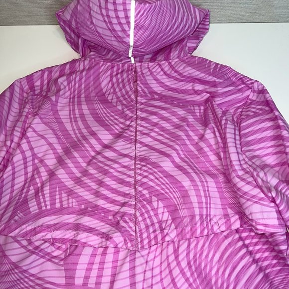Saucony Freedom Running Lightweight Windbreaker Jacket Zip-Up Hood XL - Picture 4 of 7